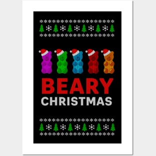 Gummy Bears Ugly Christmas Sweater Posters and Art